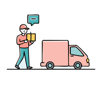 自宅から集荷便にお渡し